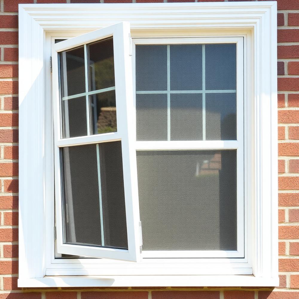 Casement replacement window installation example